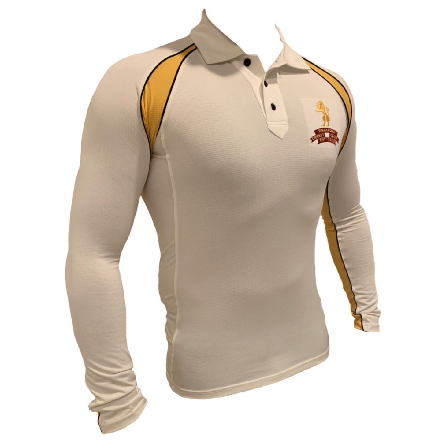 SCC Cricket Whites Shirt - Long Sleeve