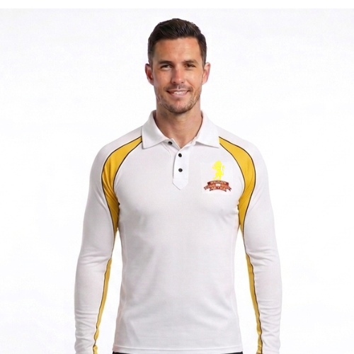 SCC Cricket Whites Shirt - Long Sleeve